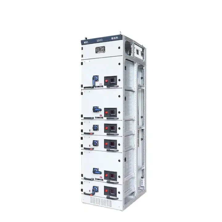 MNS 380V 5000A Kabinet Kontrol Sakelar Switchgear Tegangan Rendah yang Dapat Ditarik